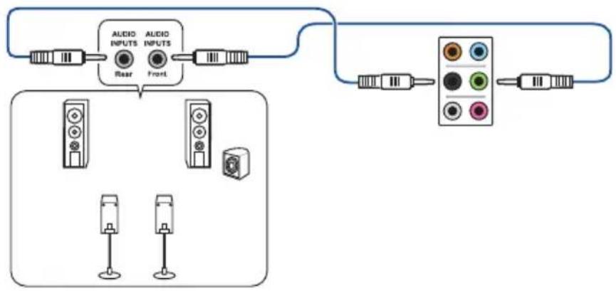 ASUS Z97-DELUXE/USB 3.1 - Audio I/O connections - 5