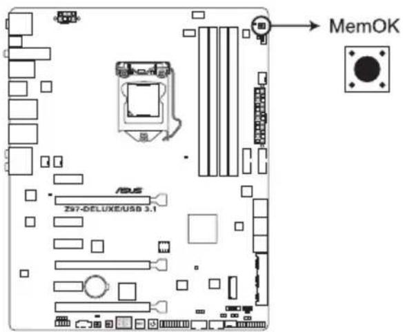 ASUS Z97-DELUXE/USB 3.1 - MemOK! button - 1