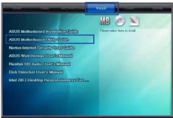 ASUS Z97-DELUXE/USB 3.1 - Obtaining the software manuals - 2
