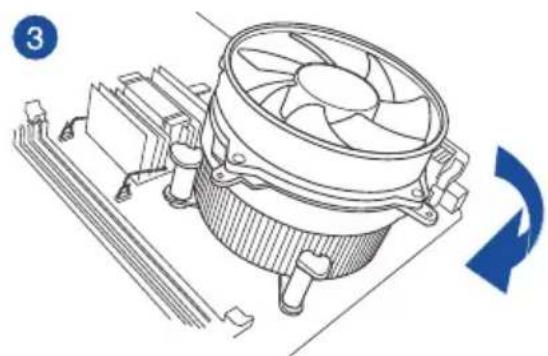 ASUS Z97-DELUXE/USB 3.1 - To install the CPU heatsink and fan assembly - 3