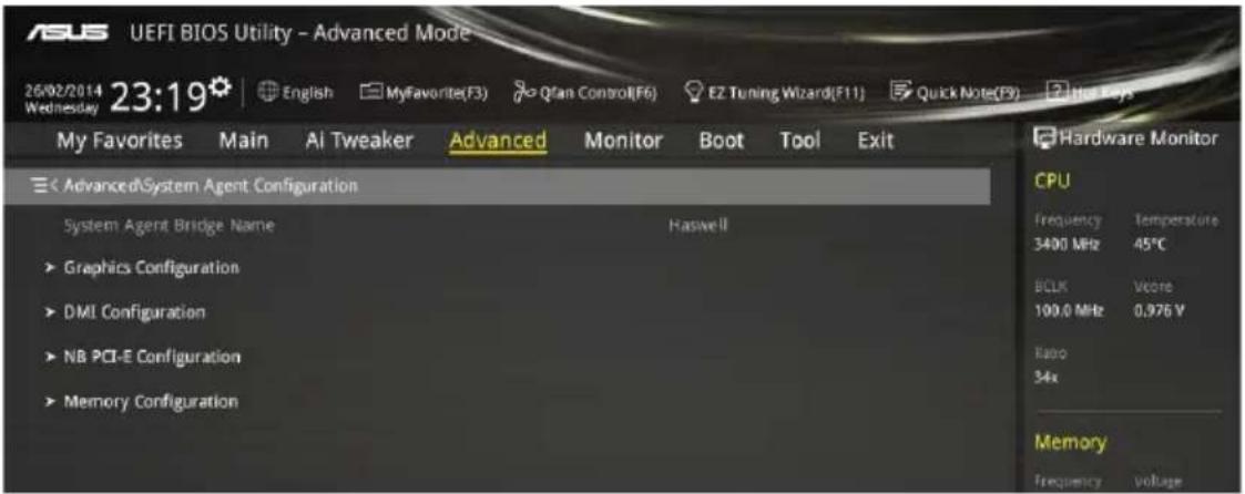 ASUS Z97-DELUXE/USB 3.1 - System Agent Configuration - 1