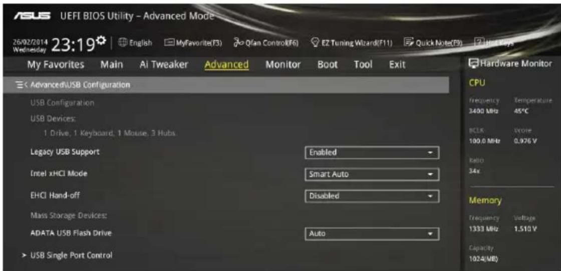 ASUS Z97-DELUXE/USB 3.1 - USB Configuration - 1