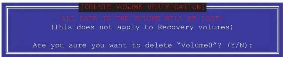 ASUS Z97-DELUXE/USB 3.1 - Deleting a RAID set - 3