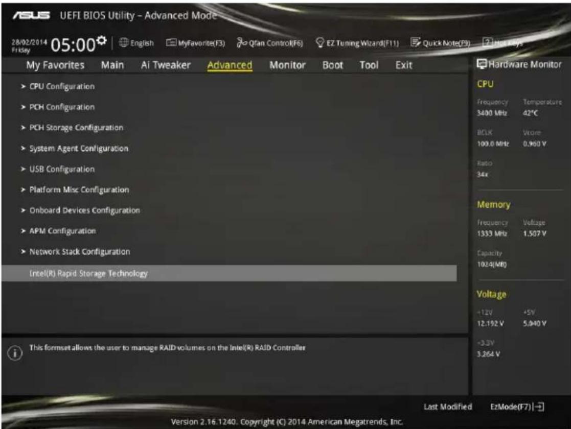 ASUS Z97-DELUXE/USB 3.1 - Advanced menu - 2