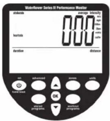 Waterrower M1 Lorise - Distanz Mess-Einheiten - 2