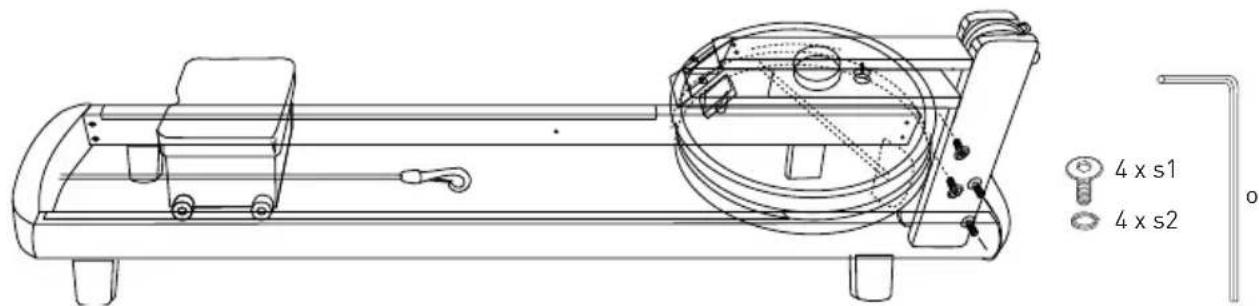Waterrower M1 Lorise - Schritt 2 - 3