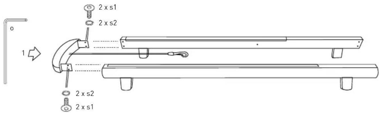 Waterrower M1 Lorise - Schritt 1 - 1