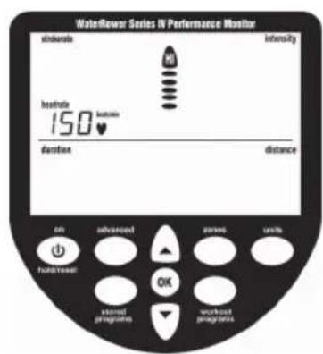 Waterrower M1 Lorise - Einstellen der Herzfrequenzzone - 1