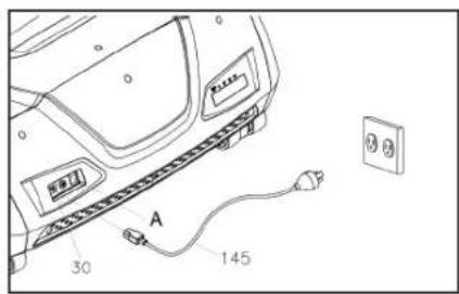 TAURUS UB10.5 Pro - Step 6: Attaching the power cable - 1