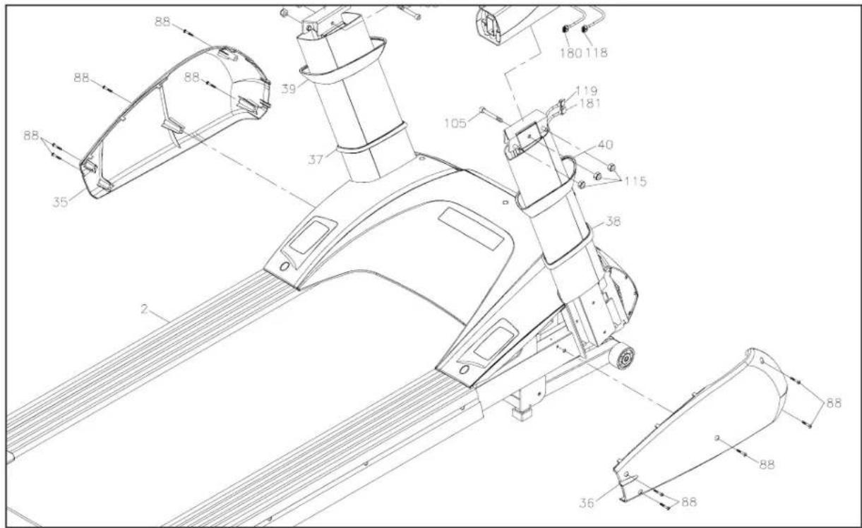 TAURUS UB10.5 Pro - Step 3: Assembly of the motor covers - 1