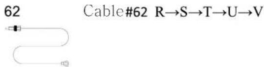 62 Cable#62 R→S→T→U→V