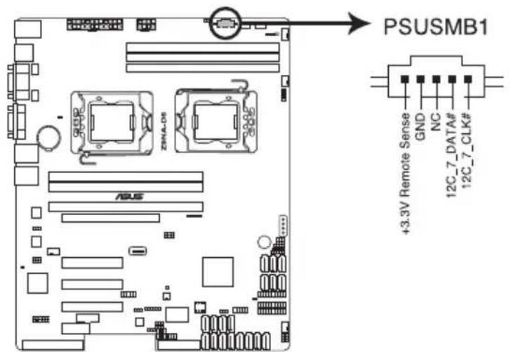 ASUS Z9NA-D6C - Power Supply SMBus connector (5-pin PSUSMB1) - 1