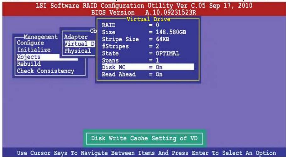 ASUS Z9NA-D6C - To enable WriteCache - 2