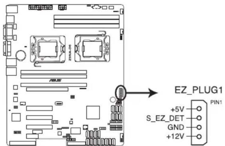 ASUS Z9NA-D6C - 4-pin Power Connector (4-pin EZ\_PLUG1) - 1