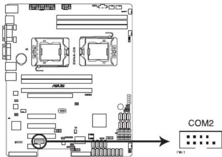 ASUS Z9NA-D6C - Serial port connectors (10-1 pin COM2) - 1