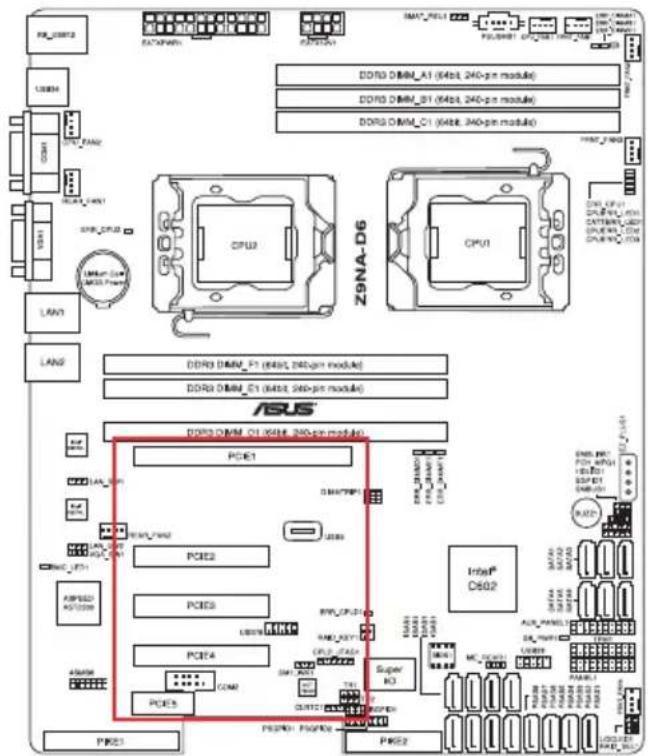 ASUS Z9NA-D6C - PCI Express x1 slot (x1 link) - 1