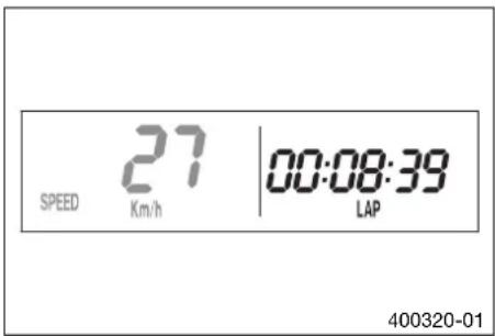 SPEED 27 Km/h 00:08:39 LAP 400320-01