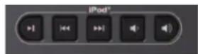 Life Fitness E1 Track Connect - iPod BEDIENELEMENTE - 1