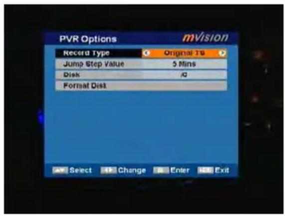 MVision HD-100S - PVR Options - 1