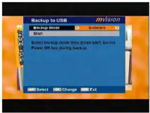 MVision HD-100S - Backup To USB - 1