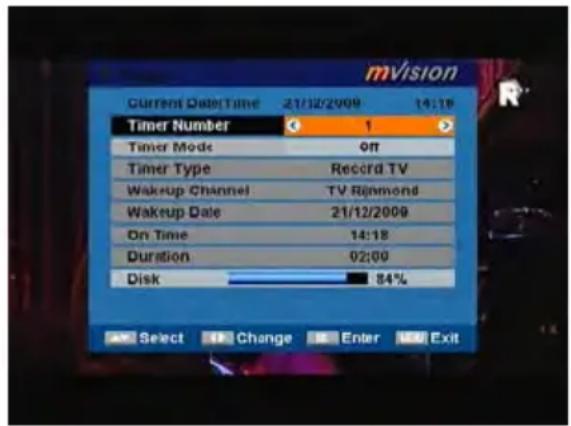 MVision HD-100S - Timer - 1