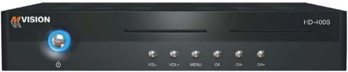 MVision HD-400S - FRONT PANEL - 1