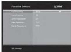 MVision HD-300N - III-4. Parental Lock Setup - 4