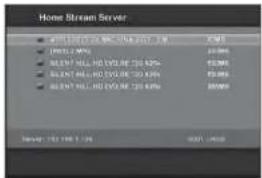 MVision HD-300N - Het film bestand afspelen via Home Streaming - 3