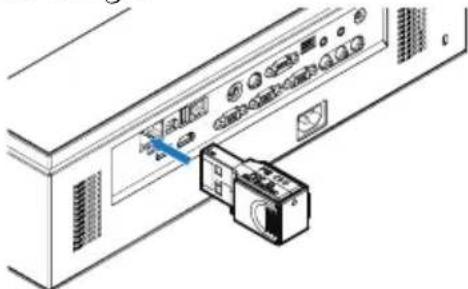 DELL 7700 Full HD - Installing the Optional Wireless Dongle - 2
