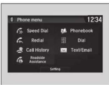 Acura NSX (2020) - ■ To make a call using a phone number - 1