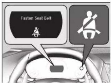 Acura NSX (2020) - Seat Belt Reminder - 1