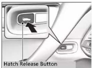 Acura NSX (2020) - Using the Hatch Release Button - 1