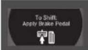 Acura NSX (2020) - Driver Information Interface Warning and Information Messages - 17