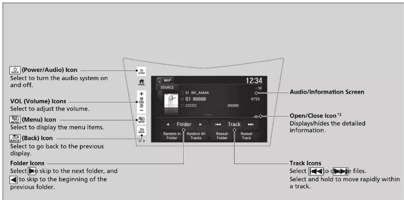 Acura NSX (2020) - Playing a USB Flash Drive - 1