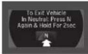Acura NSX (2020) - Driver Information Interface Warning and Information Messages - 52
