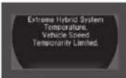 Acura NSX (2020) - Driver Information Interface Warning and Information Messages - 38