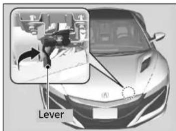Acura NSX (2020) - Opening the Hood - 2