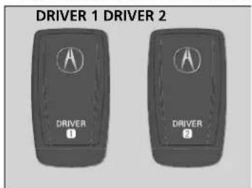 Acura NSX (2020) - Driving Position Memory System\* - 1