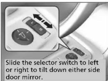 Acura NSX (2020) - Reverse Tilt Door Mirror - 1
