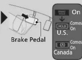 Acura NSX (2020) - Automatic Brake Hold - 2