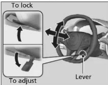 Acura NSX (2020) - Adjusting the Steering Wheel - 1