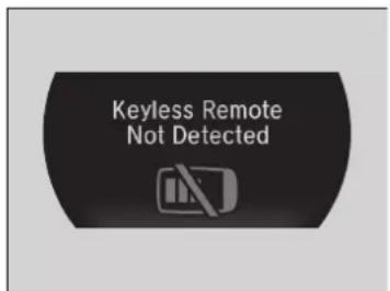 Acura NSX (2020) - ■ Keyless Access Remote Reminder - 1