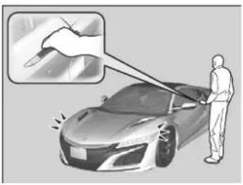 Acura NSX (2020) - Using the Keyless Access System - 1