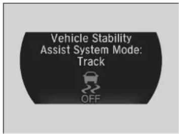 Acura NSX (2020) - When the Integrated Dynamics System mode is in TRACK mode - 2