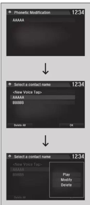 Acura NSX (2020) - Phonebook Phonetic Modification - 1