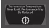 Acura NSX (2020) - Driver Information Interface Warning and Information Messages - 3