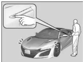 Acura NSX (2020) - ■ Locking the vehicle - 1