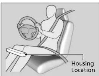 Acura NSX (2020) - Driver's Knee Airbag - 1