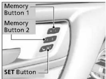Acura NSX (2020) - Storing a Position in Memory - 1