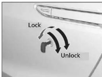 Acura NSX (2020) - Locking/Unlocking the Doors Using a Key - 1